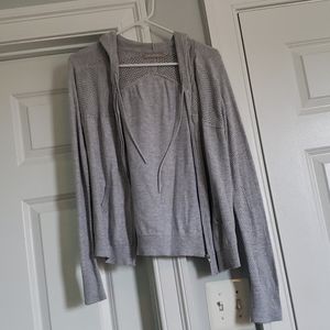 Banana Republic grey sweater hoodie, Medium